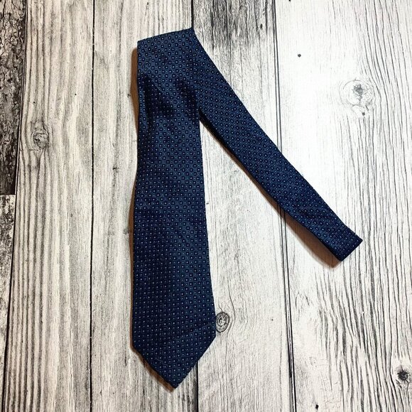Boss Hugo Boss Geometric Print Silk Tie - Picture 1 of 6